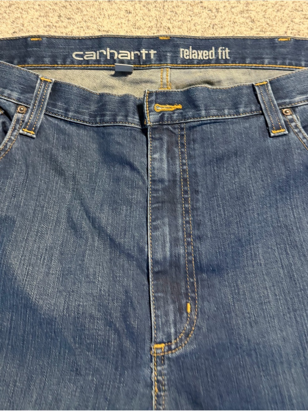 Men’s Carhartt Jeans Relaxed Fit. 42x34 - Picture 6 of 6